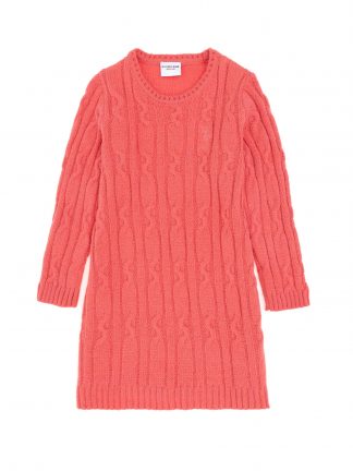 پیراهن دخترانه گل انار یو اس پولو