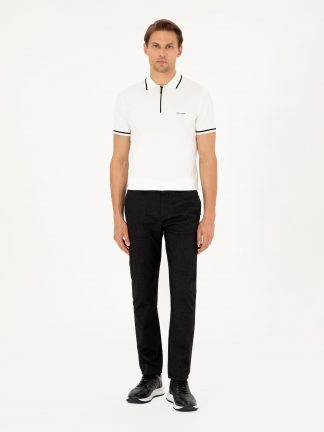 شلوار کتان مردانه مشکی پیرکاردین