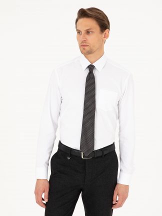 پیراهن رسمی مردانه سفید پیرکاردین