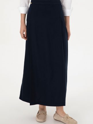 دامن میدی سرمه ای یو اس پولو