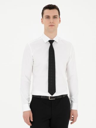 پیراهن رسمی مردانه سفید پیرکاردین