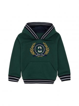 هودی پسرانه سبز تیره یو اس پولو