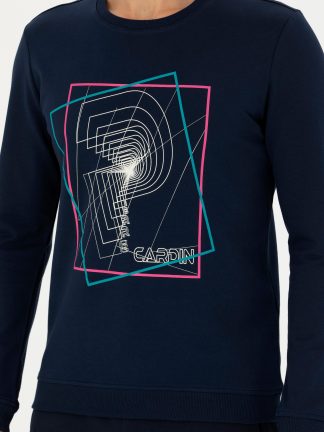 سویشرت مردانه سرمه ای پیرکاردین