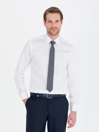 پیراهن رسمی مردانه سفید پیرکاردین