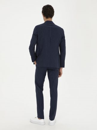 کت و شلوار مردانه سرمه ای تیره کاشارل