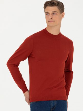 پلیور مردانه آجری کاشارل