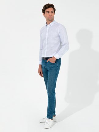 پیراهن مردانه خاکستری کاشارل