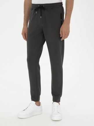 شلوار راحتی مردانه خاکستری تیره کاشارل