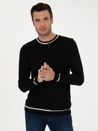 پلیور مردانه مشکی کاشارل