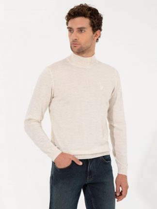 پلیور مردانه بژ کاشارل