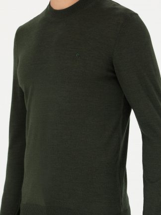 پلیور مردانه خاکی روشن کاشارل