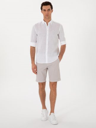 پیراهن مردانه سفید کاشارل