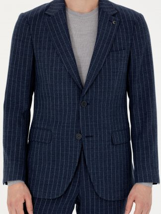 کت مردانه سرمه ای کاشارل