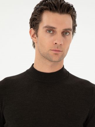 پلیور مردانه سبز تیره کاشارل