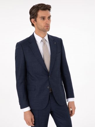 کت و شلوار مردانه سرمه ای کاشارل