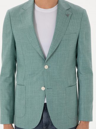 کت مردانه نعنایی کاشارل