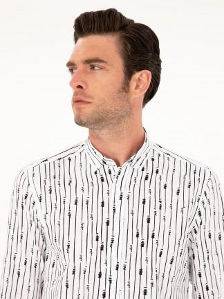 پیراهن مردانه مشکی کاشارل