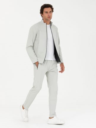 شلوار راحتی مردانه طوسی کاشارل