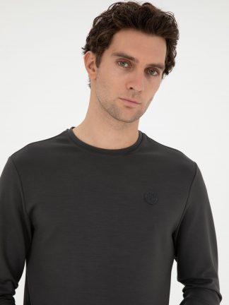 سویشرت مردانه خاکستری تیره کاشارل