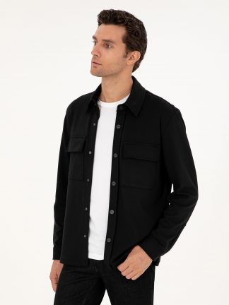 کت مردانه مشکی کاشارل