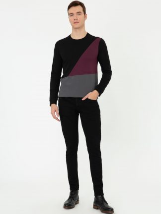 سویشرت مردانه مشکی کاشارل