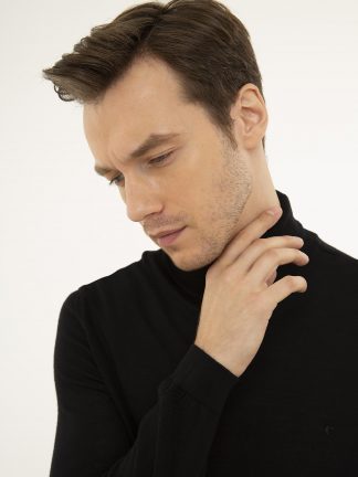 پلیور مردانه مشکی کاشارل