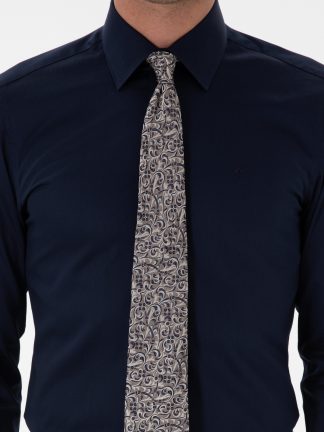 پیراهن رسمی مردانه سرمه ای کاشارل