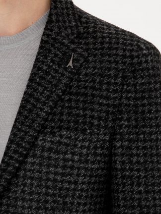 کت مردانه خاکستری تیره کاشارل