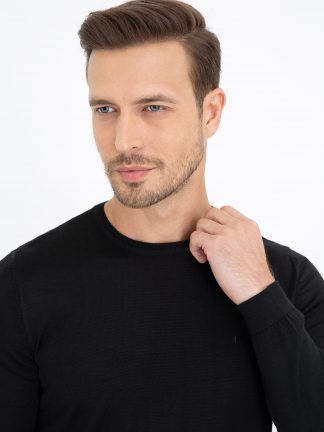 پلیور مردانه مشکی کاشارل