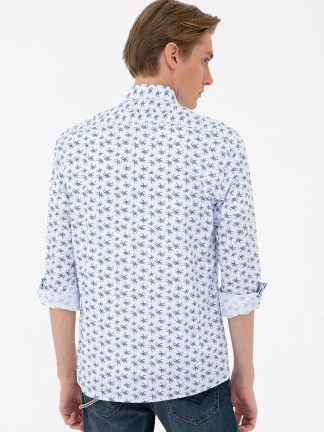 پیراهن مردانه سرمه ای کاشارل