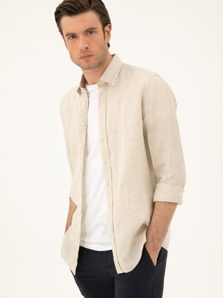 پیراهن مردانه بژ کاشارل