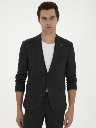 کت مردانه مشکی کاشارل