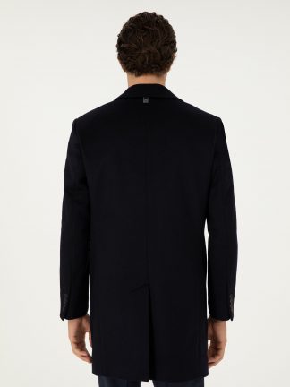 پالتو مردانه سرمه ای کاشارل