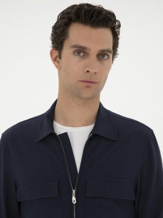 کت مردانه سرمه ای کاشارل