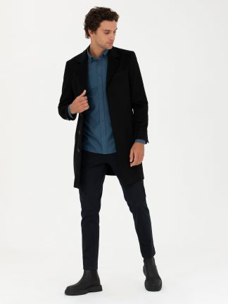 پالتو مردانه مشکی کاشارل