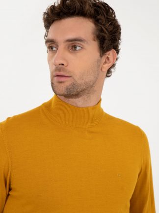 پلیور مردانه زرد کاشارل