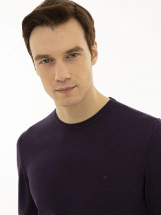 پلیور مردانه ارغوانی کاشارل