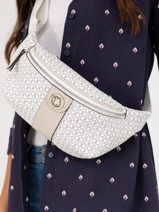 کیف کمری زنانه سفید یو اس پولو