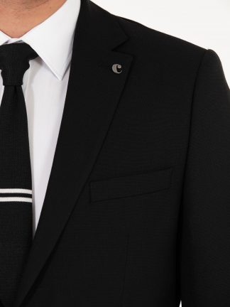 کت مردانه مشکی کاشارل