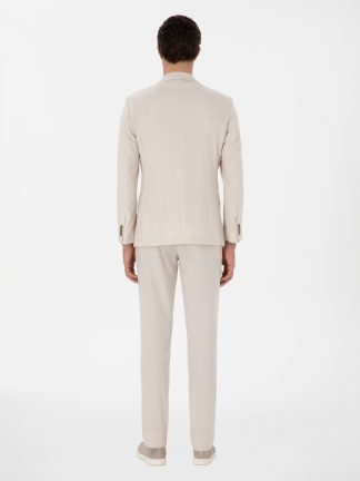 کت و شلوار مردانه بژ کاشارل