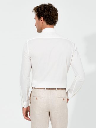 پیراهن رسمی مردانه بژ کاشارل