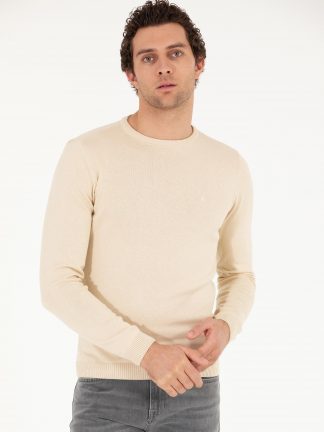 پلیور مردانه بژ کاشارل