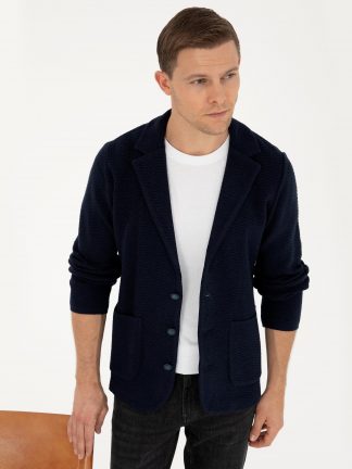 ژاکت مردانه سرمه ای کاشارل