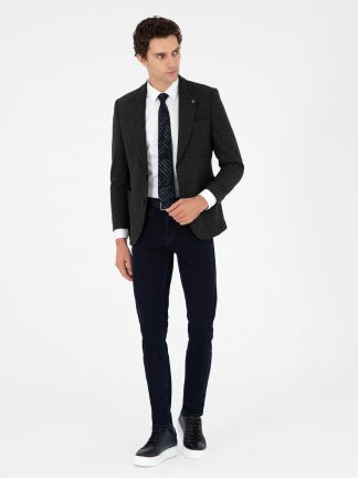 کت مردانه سبز تیره کاشارل