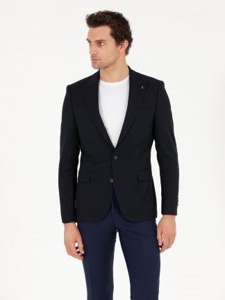 کت مردانه سرمه ای کاشارل