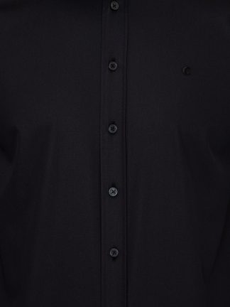 پیراهن رسمی مردانه مشکی کاشارل