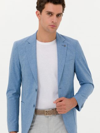 کت مردانه آبی کاشارل