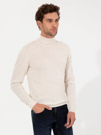 پلیور مردانه بژ کاشارل