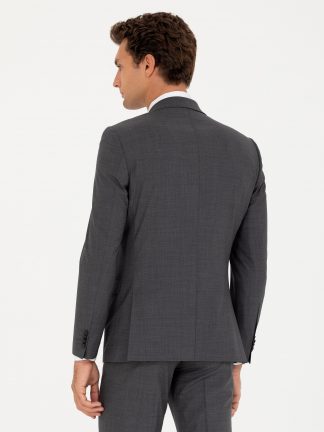 کت مردانه خاکی ملانژ کاشارل