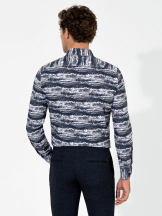 پیراهن مردانه خاکستری کاشارل